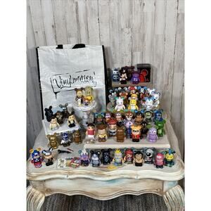 Disney Vinylmation Lot With bonus Vinylmation Bag - Collector Set